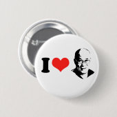 I Liebe Dalai Lama Button (Vorne & Hinten)
