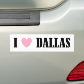I Liebe-Dallas-Autoaufkleber Autoaufkleber (Auf Auto)