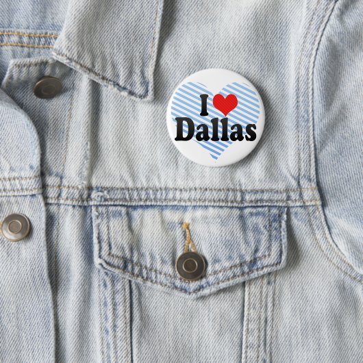 I Liebe Dallas Button (Beispiel)
