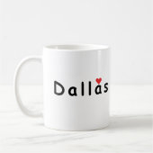 I Liebe Dallas Kaffeetasse (Links)