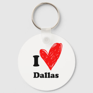 I Liebe Dallas Schlüsselanhänger