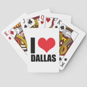 I Liebe Dallas Spielkarten