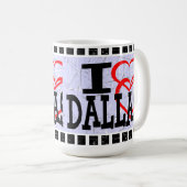 I Liebe Dallas - Tasse (VorderseiteRechts)