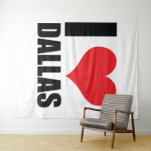 I Liebe Dallas Wandteppich (Beispiel (Horizontal))