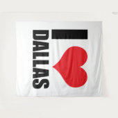 I Liebe Dallas Wandteppich (Vorderseite (Horizontal))