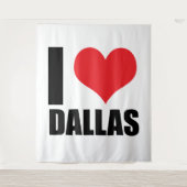 I Liebe Dallas Wandteppich (Vorderseite)