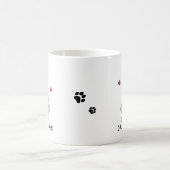 I Liebe Dalmatiner (schwarz 1) Herz Niedlich Kaffeetasse (Mittel)