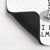 I Liebe Dalmatiner (schwarz 1) Herz Niedlich Mousepad (Ecke)