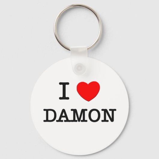 I Liebe Damon Schlüsselanhänger (Vorderseite)