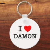 I Liebe Damon Schlüsselanhänger (Vorderseite)