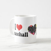 I Liebe Dancehall Kaffeetasse (Vorderseite Links)