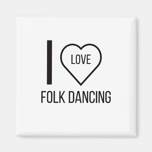 I LIEBE DANCING MAGNET (Vorne)
