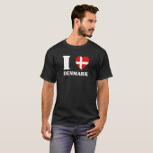 I Liebe Dänemark für Dänemark fan I Liebe Dänemark T-Shirt (Vorne ganz)
