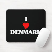 I Liebe Dänemark Mousepad (Mit Mouse)