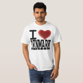 I Liebe DÄNEMARK T-Shirt (Vorne ganz)
