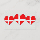 I Liebe Dänemark Visitenkarte (Rückseite)
