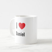 I Liebe Daniel Kaffeetasse (Vorderseite Links)