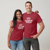 I Liebe Dänische Mädchen T-Shirt (Unisex)