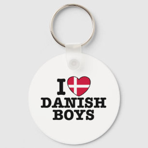 I Liebe Danish Boys Schlüsselanhänger