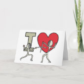 I LIEBE DANKESKARTE (Vorderseite)