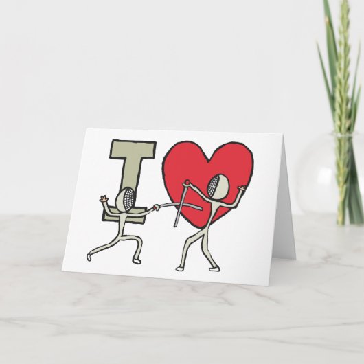 I LIEBE DANKESKARTE (Vorderseite)