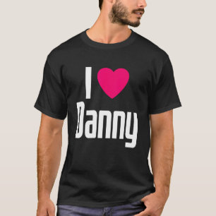 I Liebe Danny Pink Herz I Heart Danny T-Shirt