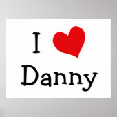 I Liebe Danny Poster (Vorne)