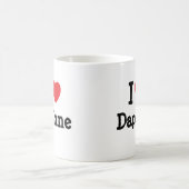 I Liebe Daphne T - Shirt Kaffeetasse (Mittel)