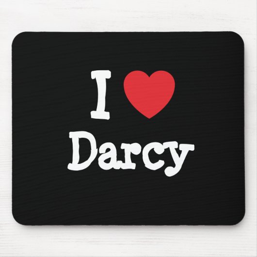 I Liebe Darcy Hercy T - Shirt Mousepad (Vorne)