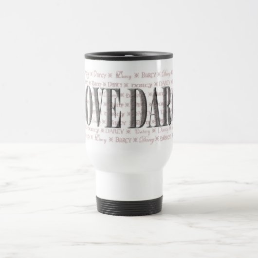 I LIEBE DARCY!  Reise-Tasse Reisebecher (Mittel)