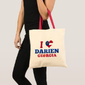 I Liebe Darien, Georgia Tragetasche (Vorderseite (Produkt))