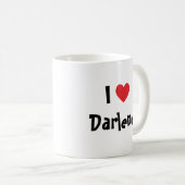 I Liebe Darlene Kaffeetasse (VorderseiteRechts)