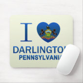 I Liebe Darlington, PA Mousepad (Mit Mouse)