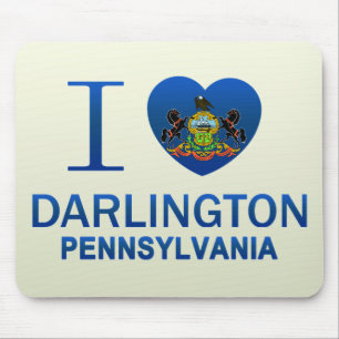 I Liebe Darlington, PA Mousepad