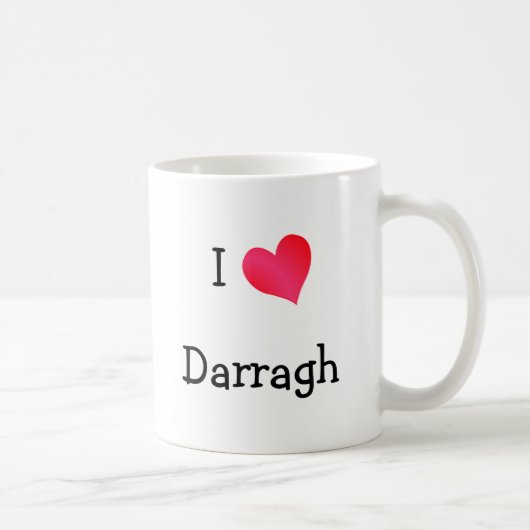 I Liebe Darragh Kaffeetasse (Rechts)