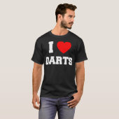 I Liebe Darts T-Shirt (Vorne ganz)