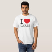 I LIEBE DARTS T-Shirt (Vorne ganz)