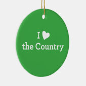I Liebe das Land Keramikornament (Rechts)
