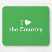 I Liebe das Land Mousepad (Vorne)