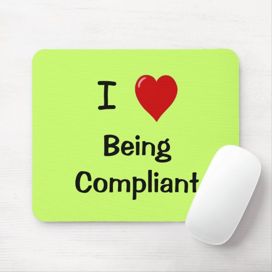 I Liebe, dass die Anforderungen erfüllt sind - Com Mousepad (Mit Mouse)