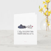 I Liebe, dass Sie die maximale Betriebtiefe nicht Karte (Gelbe Blume)