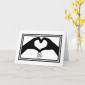 I Liebe, dass Sie die Signatur-Karte geben Karte (Gelbe Blume)