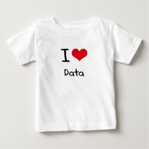 I Liebe-Daten Baby T-shirt