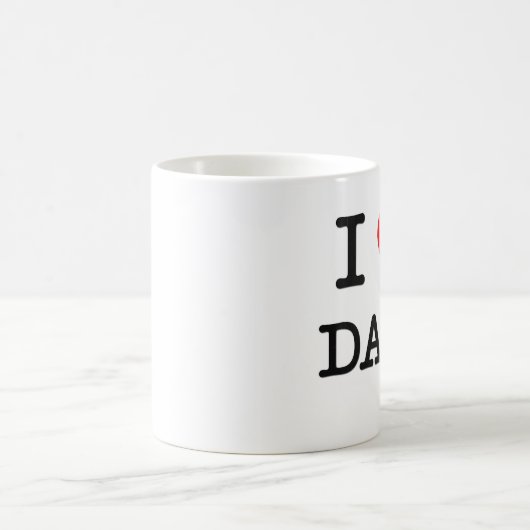 I Liebe-Daten Kaffeetasse (Mittel)