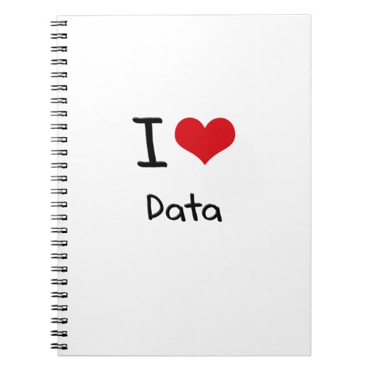 I Liebe-Daten Notizblock (Vorderseite)