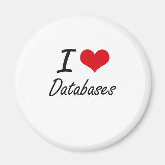 I Liebe Datenbanken Magnet