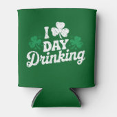 I Liebe Day Drinking Funny St Patrick's Day Irish Dosenkühler (Vorderseite)