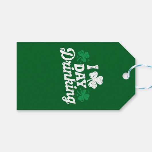I Liebe Day Drinking Funny St Patrick's Day Irish Geschenkanhänger (Vorderseite (Horizontal))