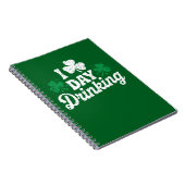 I Liebe Day Drinking Funny St Patrick's Day Irish Notizblock (Rechte Seite)