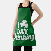 I Liebe Day Drinking Funny St Patrick's Day Irish Schürze (InSitu)